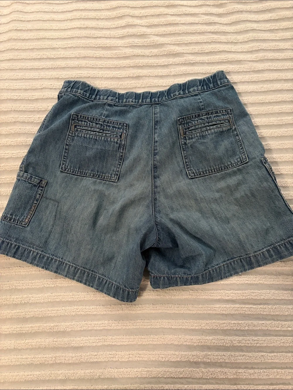 J Jill Denim Cargo Shorts size 8